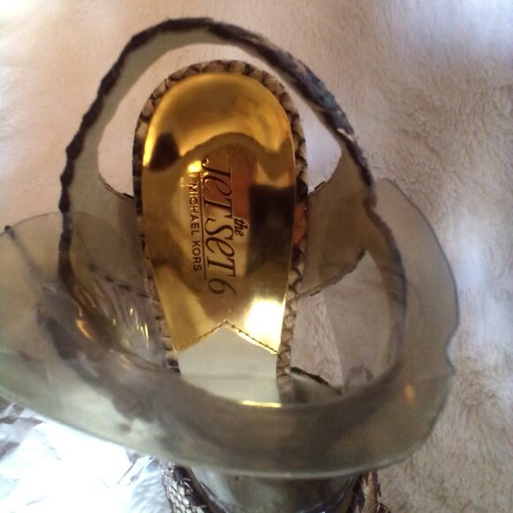 Michael Kors LIMITED EDITION "The Jet Set 6" Python Heels Size: 7 - Picture 6 of 8